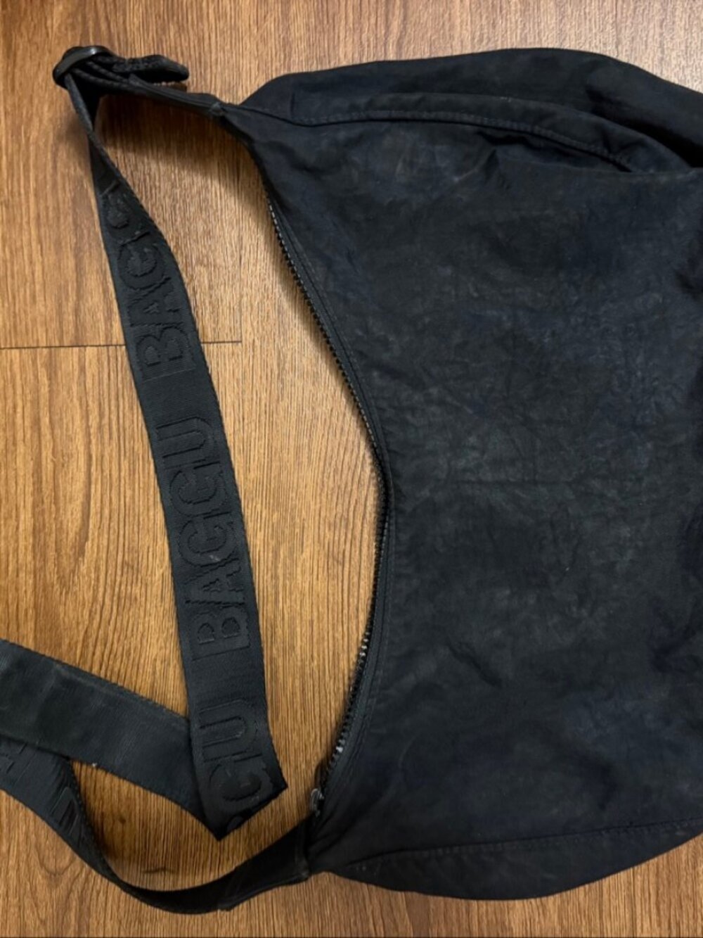 BAGGU Black Crescent Bag Shoulder Bag Nylon